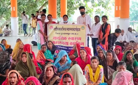 मोती माता मंदिर में “आस्था और मानसिक स्वास्थ्य” पर जागरूकता कार्यक्रम