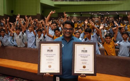 मेक्रो विज़न एकेडमी ने बनाया विश्व रिकॉर्ड, रचा नया किर्तिमान