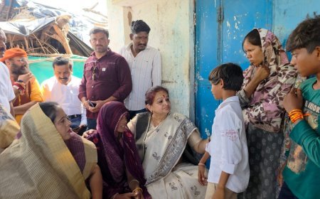 11 लोगों की हुई थी दर्दनाक मौत, विधायक अर्चना चिटनिस ने मृतकों के परिजनों से भेंट कर शोक संवेदना व्यक्त की