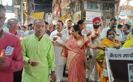 जानलेवा कफ सिरप कांड पर बुरहानपुर में कांग्रेस का कैंडल मार्च, स्वास्थ्य मंत्री तुरंत इस्तीफा दे — रिंकू टॉक
