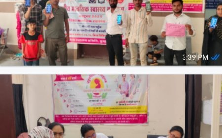 विश्व मानसिक स्वास्थ्य दिवस पर मानसिक स्वास्थ्य माह का शुभारंभ