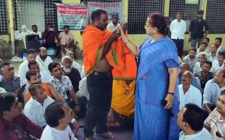 किसानों की अर्चना चिटनिस ने सीएम से बात कराई, धरना प्रदर्शन किया समाप्त