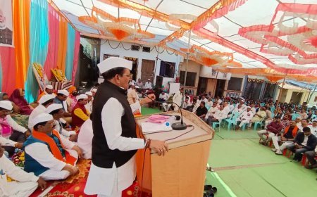 सांसद ज्ञानेश्वर पाटील के नेतृत्व में निकली विशाल एकता पदयात्रा,एक भारत, आत्मनिर्भर भारत' का दिया संदेश