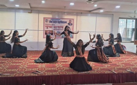 जिलास्तरीय युवा उत्सव में सेवासदन महाविद्यालय प्रथम- समूह नृत्य और गायन में दिखाया कमाल