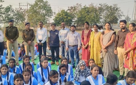 पुलिस अधीक्षक देवेंद्र पाटीदार ने बच्चो को दिये सुरक्षा हेतु आवश्यक सुझाव