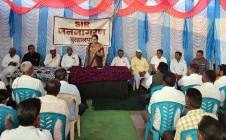 एसआईआर लोकतंत्र की सुरक्षा का अभियान, कार्यकर्ता पूरी निष्ठा से कार्य में जुटें-अर्चना चिटनिस