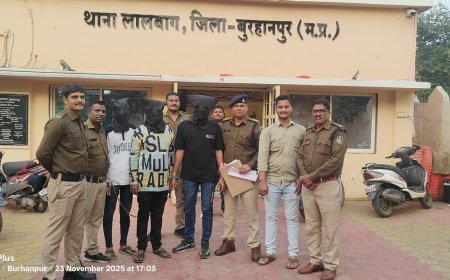 पिस्टल से हमला करने वाले 3 आरोपियों को 24 घंटे में लालबाग पुलिस ने किया गिरफ्तार
