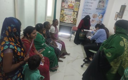 ऑल इज़ वेल हॉस्पिटल द्वारा बॉम्बे क्लीनिक, देडतलाई, में निःशुल्क स्वास्थ्य शिविर का किया गया आयोजन