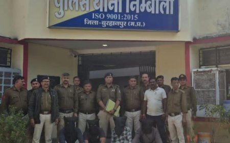 थाना निंबोला पुलिस ने लूट करने वाली गैंग का किया पर्दाफाश