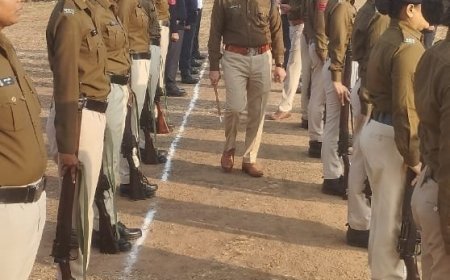 पुलिस अधीक्षक देवेंद्र पाटीदार ने किया जनरल परेड का निरीक्षण, उत्कृष्ट टर्नआउट वाले पुलिस अधिकारियों व कर्मचारियों को पुरस्कृत कर किया प्रोत्‍साहित