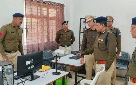 इंदौर रेंज आईजी का बुरहानपुर दौरा, औचक निरीक्षण को लेकर अलर्ट रहें पुलिस अफसर, जवान