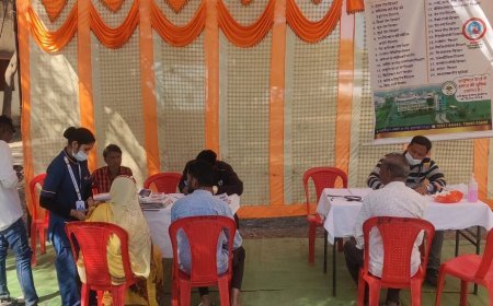बैतूल दामजीपुरा में ऑल इज़ वेल हॉस्पिटल का निशुल्क स्वास्थ्य शिविर