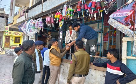 चायना डोर बेचने वालों की खैर नहीं, पुलिस ने दुकानों पर की चेकिंग