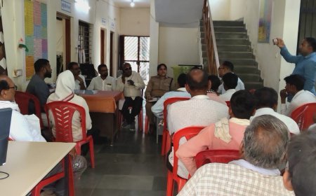 आगामी भगोरिया उत्सव को लेकर थाना नेपानगर में शांति एवं व्यवस्था संबंधी बैठक आयोजित