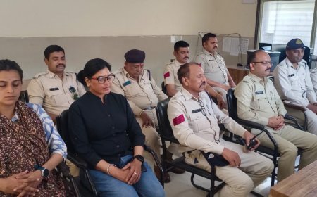 बुरहानपुर पुलिस के समस्त थानों एवं चौकियो, पुलिस लाईन में स्टाफ द्वारा किया गया हार्टफुलनेस ध्यान योग