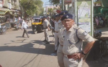बुरहानपुर जिले में पुलिस की चाक-चौबंद व्यवस्था के बीच होली,धूलंडी त्योहार शांतिपूर्ण माहौल में संपन्न