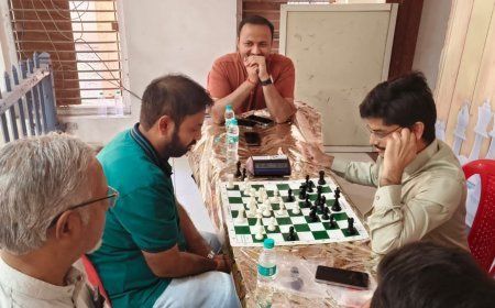 बुरहानपुर डिस्ट्रिक्ट चेस एसोसिएशन द्वारा रैपिड ओपन टूर्नामेंट आयोजित