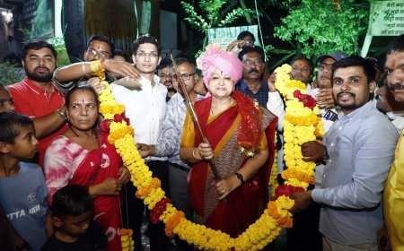 माँ वाघेश्वरी ग्रामोदय मेले में गूंजा हास्य का रंग, “महाराष्ट्र हास्य दिंडी” ने बांधा समां, ग्रामीणों व भक्तों की उमड़ी भारी भीड़