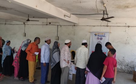 ऑल इज़ वेल हॉस्पिटल बुरहानपुर द्वारा 28 मार्च शनिवार को मोमिन जमातखाना, बुरहानपुर में निःशुल्क स्वास्थ्य शिविर का आयोजन