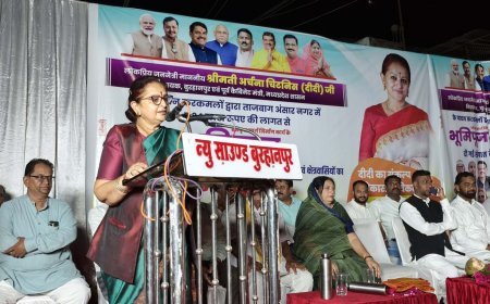 अर्चना चिटनिस ने ताजबाग-अंसार नगर में 28 लाख से सड़क व नाली निर्माण का किया भूमिपूजन, नागरिकों ने पुष्पवर्षा कर किया स्वागत