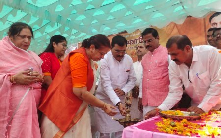 भारतीय जनता पार्टी का 6 अप्रेल स्थापना दिवस पर कार्यालय का भूमिपूजन