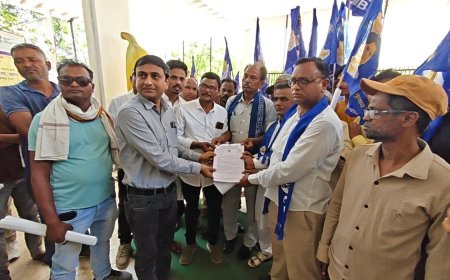 विभिन्न समस्याओ को लेकर बहुजन समाज पार्टी जिला बुरहानपुर ने दिया ज्ञापन