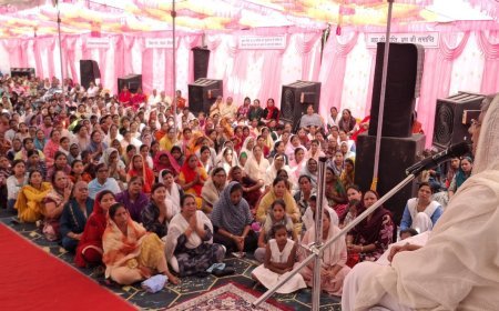 बुरहानपुर में जोन स्तरीय निरंकारी महिला संत समागम का भव्य आयोजन