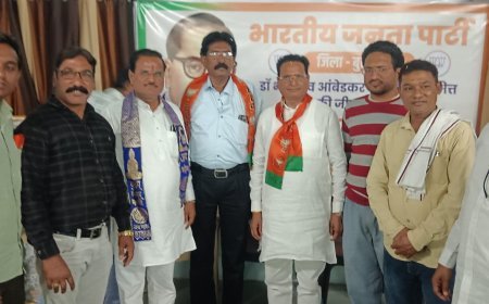 भारतीय जनता पार्टी जिला कार्यालय बुरहानपुर में भारत रत्न डॉ भीमराव अंबेडकर जी की जयंती के उपलक्ष्य में आयोजित संगोष्ठी कार्यक्रम