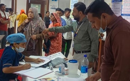 ऑल इज़ वेल हॉस्पिटल द्वारा निःशुल्क स्वास्थ्य शिविर का आयोजन किया गया