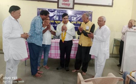 जायंट्स चेरिटेबल ट्रस्ट द्वारा संचालित मूकबधिर अंधविद्यालय बुरहानपुर की वार्षिक साधारण सभा सम्पन्न