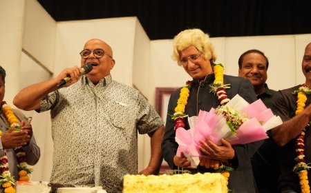 27 अप्रैल को अनहद आनंद ऑडिटोरियम में मैक्रो विज़न एकेडमी में शरमन जोशी ने बिखेरा अभिनय का जादू