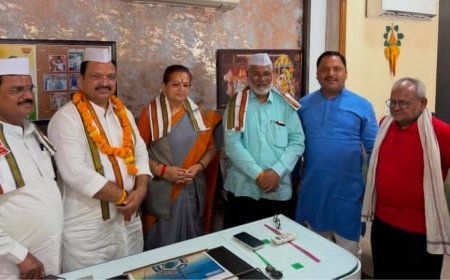 भाजपा संभागीय प्रभारी श्री शर्मा का बुरहानपुर प्रवास, जिला स्तरीय प्रशिक्षण तैयारियों का लिया जायजा