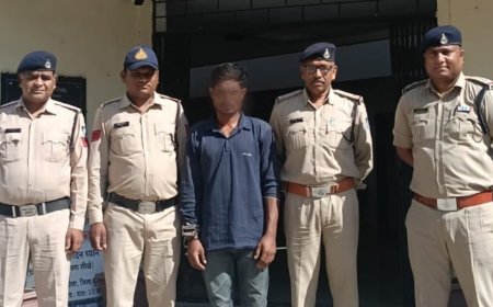 थाना निंबोला पुलिस ने लूट के प्रकरण में फरार चल रहे 5000/– रुपए के ईनामी बदमाश को वर्धा महाराष्ट्र से किया गिरफ्तार