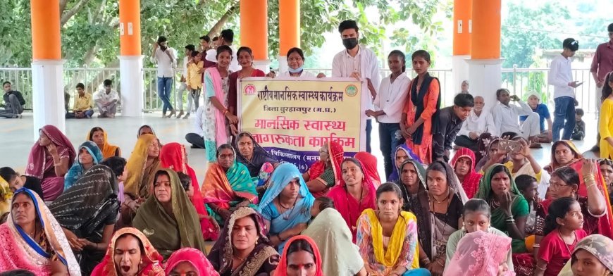 मोती माता मंदिर में “आस्था और मानसिक स्वास्थ्य” पर जागरूकता कार्यक्रम