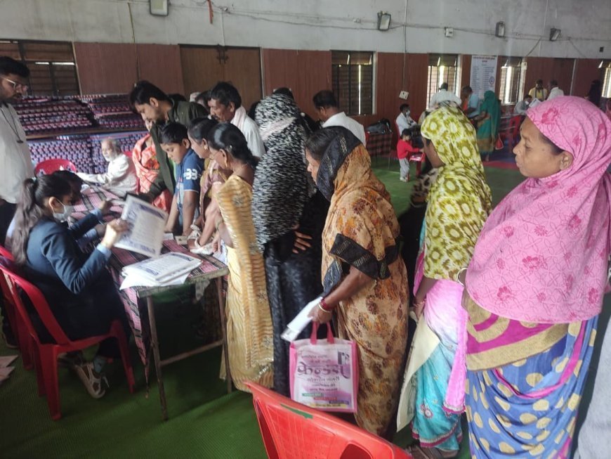 मल्टीस्पेशलिटी हॉस्पिटल ऑल इज़ वेल बुरहानपुर एवं श्री राजकुमार दयाराम पटेल एवं मित्रमंडल के सहयोग से धारणी में स्वास्थ्य शिविर का आयोजन