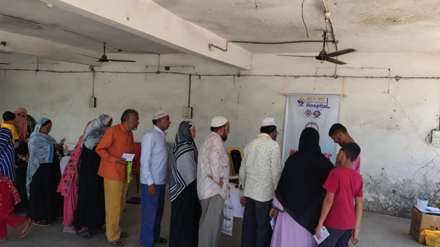 ऑल इज़ वेल हॉस्पिटल बुरहानपुर द्वारा 28 मार्च शनिवार को मोमिन जमातखाना, बुरहानपुर में निःशुल्क स्वास्थ्य शिविर का आयोजन