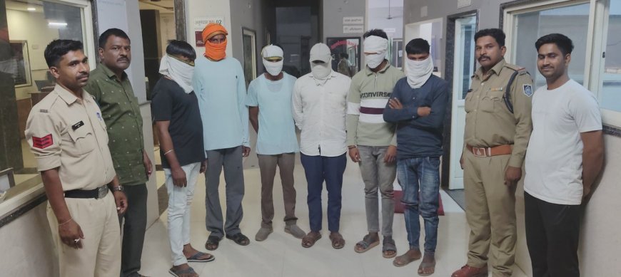 खकनार पुलिस को जुआ खेलने वालो को पकडने में मिली सफलता