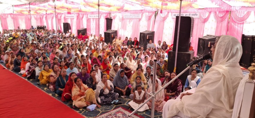 बुरहानपुर में जोन स्तरीय निरंकारी महिला संत समागम का भव्य आयोजन