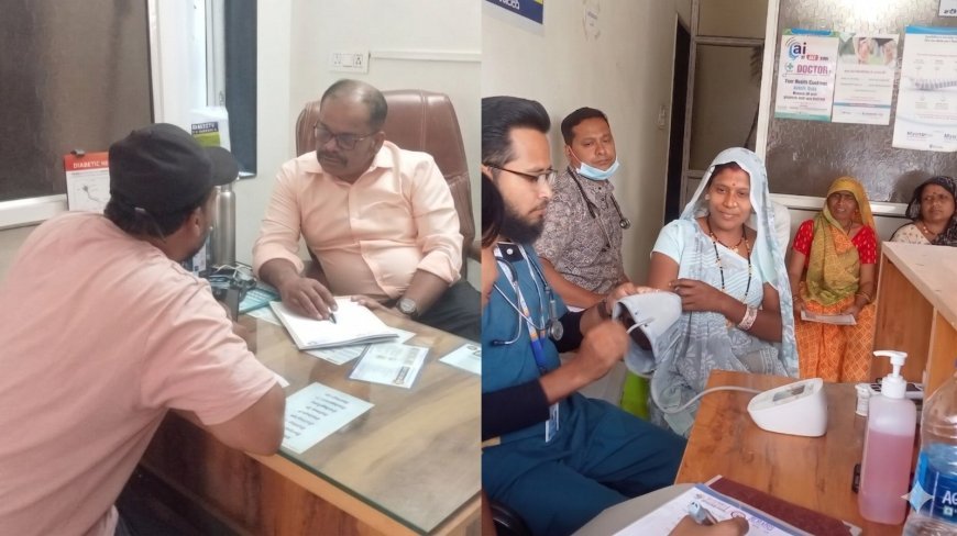 ऑल इज़ वेल हॉस्पिटल, बुरहानपुर द्वारा खरगोन में निःशुल्क मस्तिष्क एवं रीढ़ की हड्डी रोग तथा मूत्र एवं किडनी रोग स्वास्थ्य शिविर का आयोजन