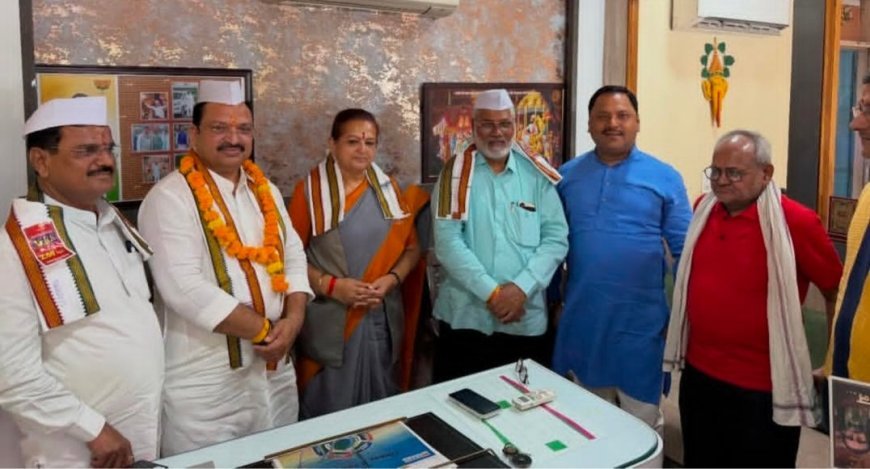 भाजपा संभागीय प्रभारी श्री शर्मा का बुरहानपुर प्रवास, जिला स्तरीय प्रशिक्षण तैयारियों का लिया जायजा