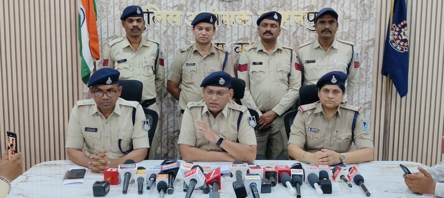 नेपानगर में हुई लूट डकैती को अंजाम देने वाली शातिर गैंग के 2 आरोपी हुए गिरफ्तार