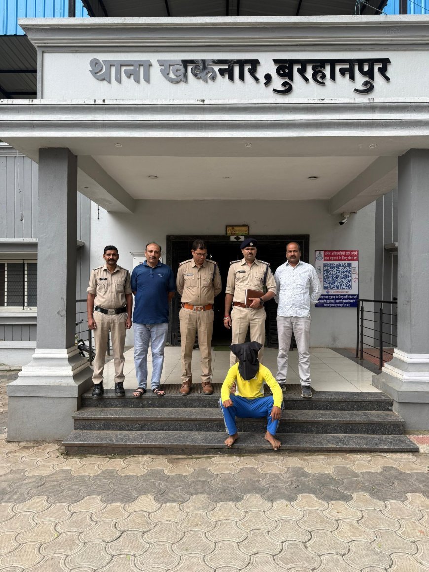 अवैध हथियार तस्करी के विरुद्ध खकनार पुलिस की बड़ी कार्रवाई